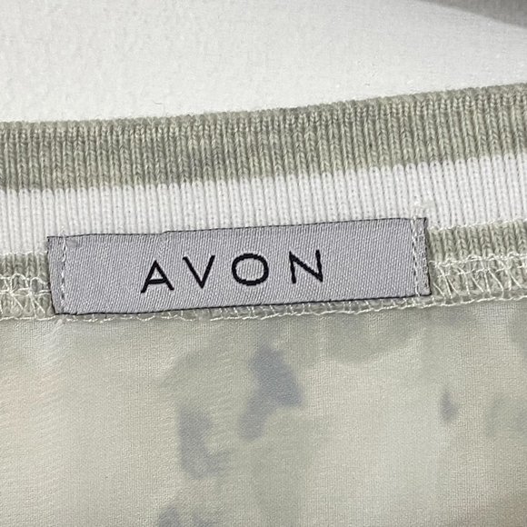 AVON Sheer Layered Pull Over Top Size M/L - Picture 3 of 10